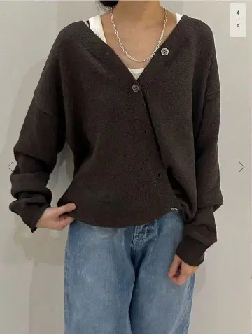 IENA 테이프 얀 2WAY 카슈쿨 가디건