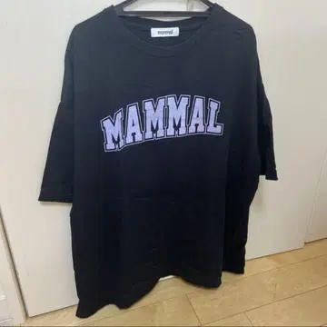 JUKIYA MAMMAL 오버 사이즈 티셔츠 블랙
