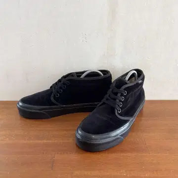 새상품급 반스 처카 부츠 애너하임 24.0cm 블랙 스웨이드