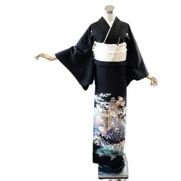 전통 예복 기모노 신장 145-160cm 오모토 t-006