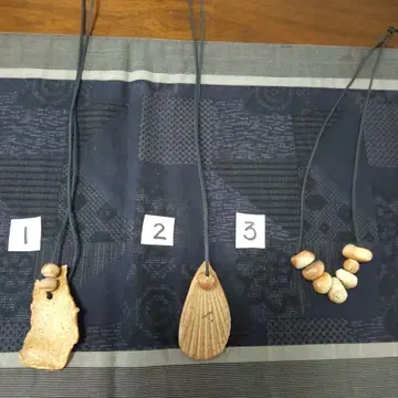 토 목걸이 3개 세트 비젠야키 3
