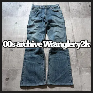 y2k grunge Wrangler flare jeans 2000's