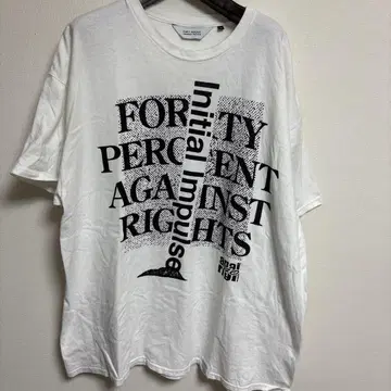 FORTY PERCENT AGAINST RIGHTS XL 티셔츠