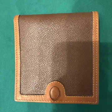 트루사르디 (Trussardi) 이탈리아 브라운 가죽 접이식 지갑