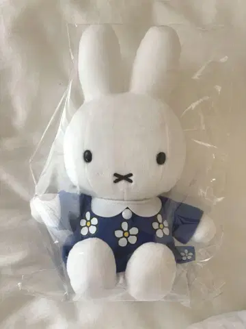 미피 꽃무늬 드레스 봉제 인형 miffy Flower Dress