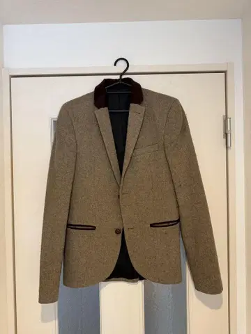 TOPMAN 브라운 계열 테일러드 자켓