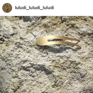 luludi 헤어콤 놋쇠 헤어콤