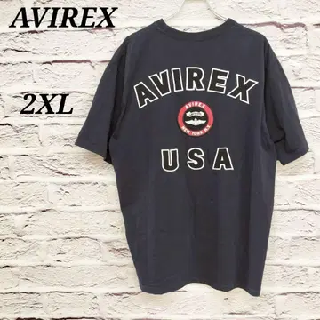 R5138 아비렉스 [2XL] 빅 사이즈 반팔 티셔츠 로고 프린트