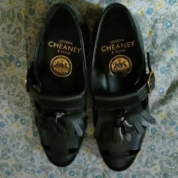 JOSEPH CHEANEY &SONS 가죽 태슬 신발 SUNNY