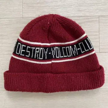 Volcom 빨간색 니트 모자