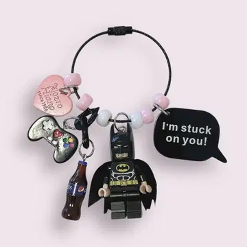 자라자라 키링 레고 블랙 핑크