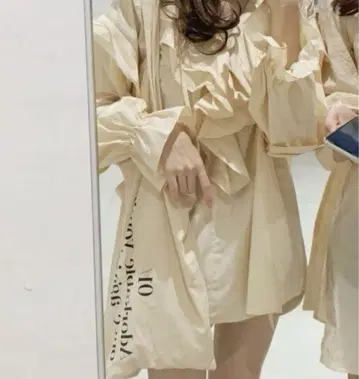 Rili store 더블 프릴 미니 원피스