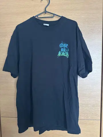 ONE OK ROCK 티셔츠 XL 블랙 타월