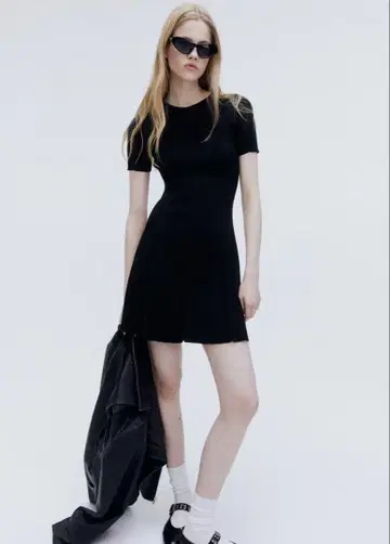 H&M 니트 원피스 블랙 S [당일 발송]