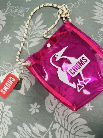 CHUMS 핑크 숄더백