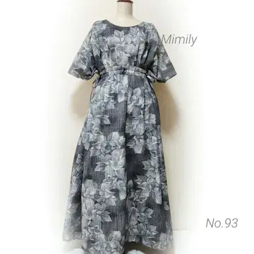 기모노 리메이크 no.93 얇은 명주 리메이크 얇은 명주 원피스
