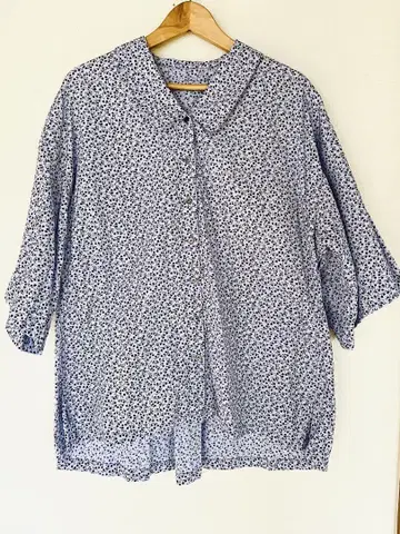 nest Robe 코튼 Muguet 프린트 블라우스