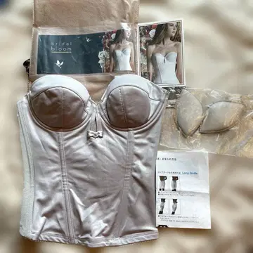 bridal bloom 브라이덜 이너 뷔스티에 모카 그레이 E65