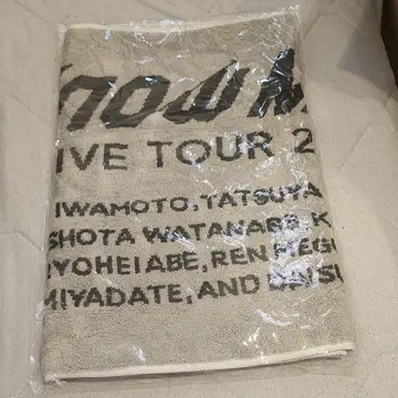 Snow Man LIVE TOUR 2022 타월