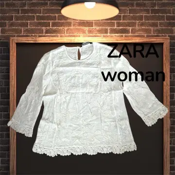 ZARA woman 자라 우먼 상의 레이스 셔츠 긴팔