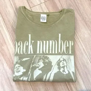back number 락밴드 같은 롱 티셔츠 롱 티셔츠