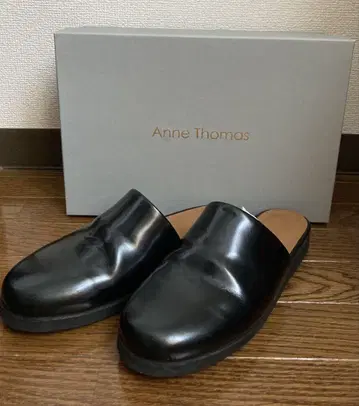Anne Thomas 블랙 뮬 37 사이즈