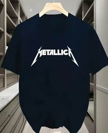METALLICA 로고 티셔츠 블랙 메탈리카