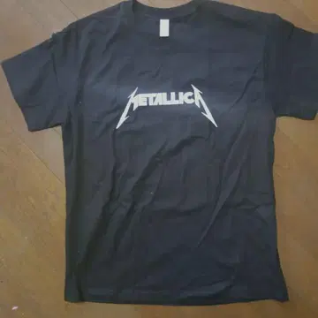 METALLICA 로고 티셔츠 블랙 메탈리카