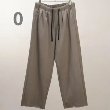 0 ANCELLM TUCK 스웨트 팬츠 그레이 25AW