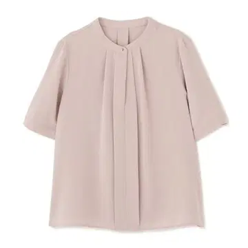NATURAL BEAUTY BASIC 프론트 턱 블라우스