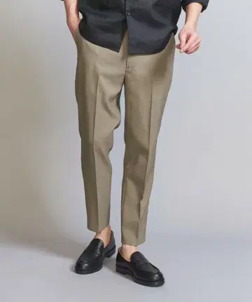 Reflax 스키니 크롭 팬츠 L 베이지
