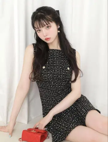 트위드 메리드 미니 원피스 확인하세요