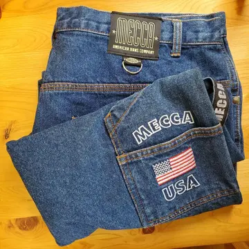 MECCA 페인터 팬츠 W38 L32 USA 90s 배기 데님
