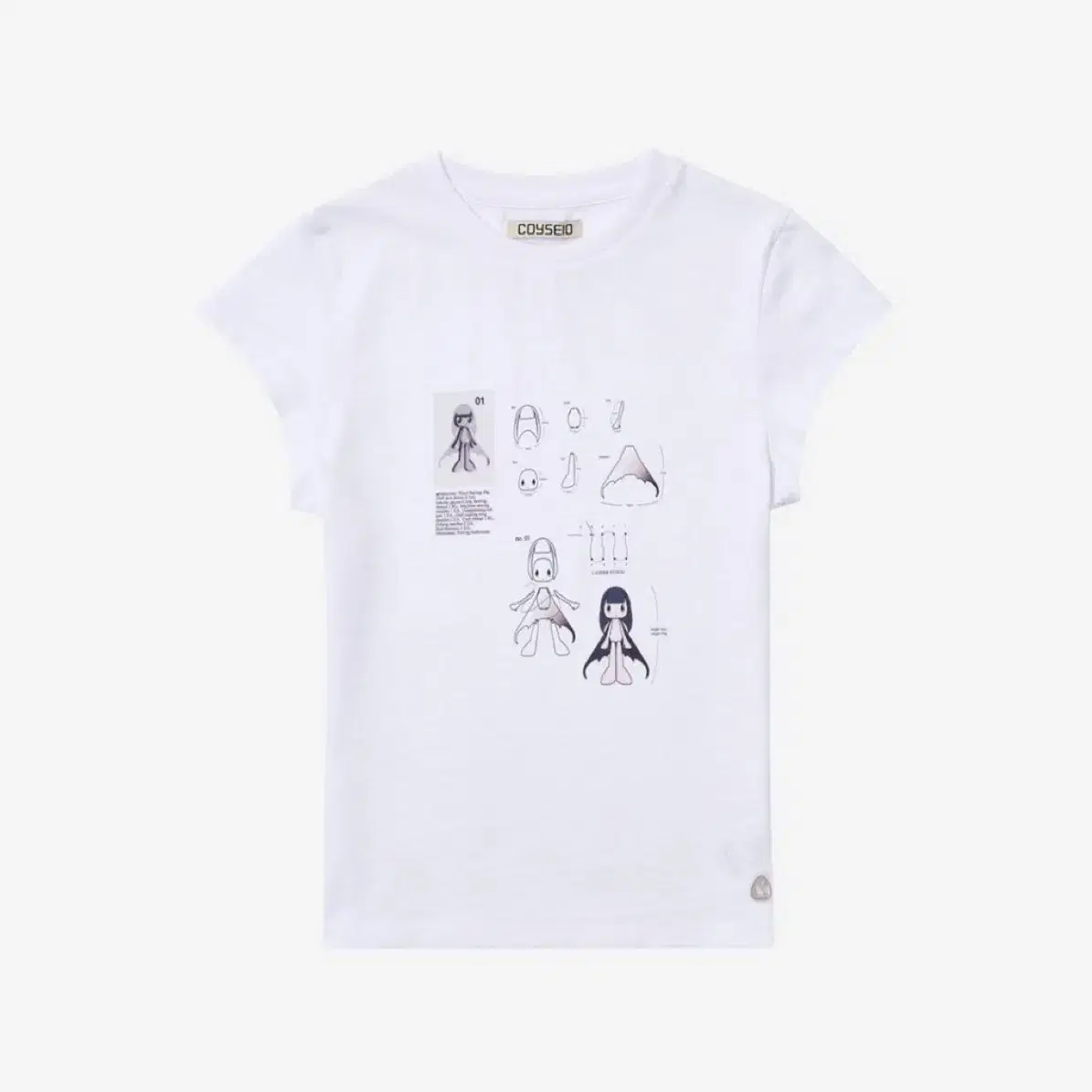 正規品即日発送COYSEIO MILKY STAR T-SHIRT IVORY MILKY STAR T-SHIRT IVORY - coyseio