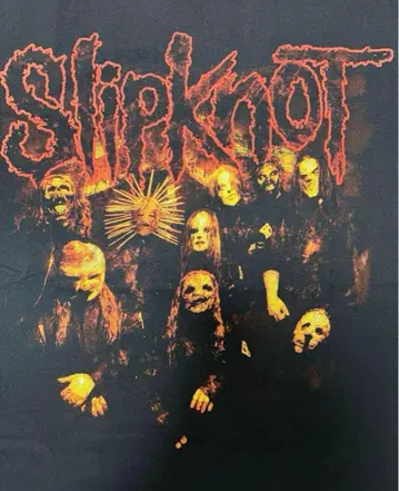 미사용 새상품 택 포함 Slipknot/슬립낫 밴딩 티셔츠 L 사이즈