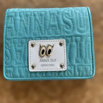 ANNA SUI 스카이블루 접이식 지갑
