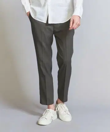 Reflax 스키니 크롭 팬츠 L 다크 그레이
