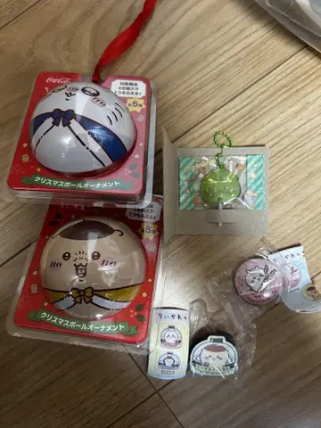 치이카와 밤만쥬 모모가 쿠라스시 크리스마스 공 오너먼트
