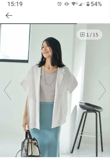 스타일 델리 [LUXE] 샤리감 시어한 느낌의 빅 슬리브 자켓