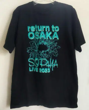 SOPHIA 소피아 LIVE2023 오사카 티셔츠 블랙 M