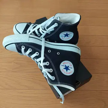 컨버스 올스타 블랙 하이컷 스니커즈
