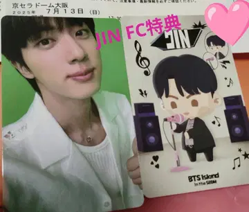 JIN RUNSEOKJIN in JAPAN 특전 트레이딩 카드  교세라