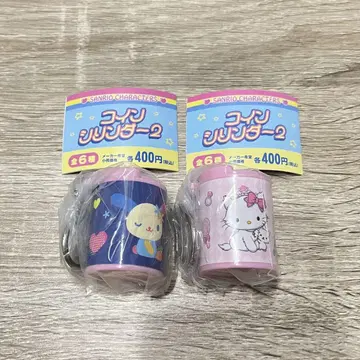 산리오 캐릭터즈 코인 실린더 2 우사하나 차미 키티