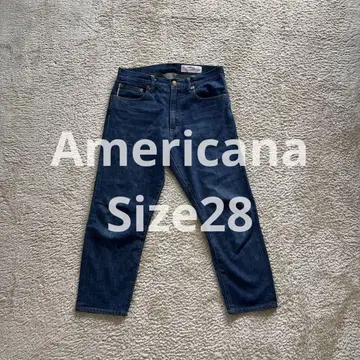 Americana 아메리카나 데님 팬츠 테이퍼드 사이즈 28
