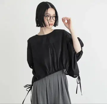 for/c (포시) 개더 시어 블라우스 M