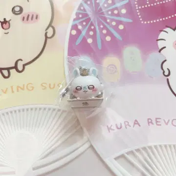 치이카와 쿠라스시 벳쿠라폰! 피규어 부채 모몽가 토끼