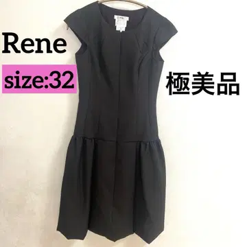 컨디션 최상] Rene 원피스 무릎 기장 블랙 르네