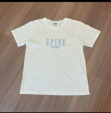 에피누 epine 로고 티셔츠 블루