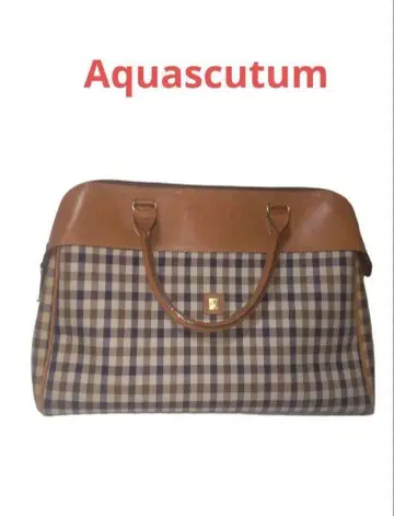 Aquascutum 아쿠아 스큐텀 클럽 체크 토트백