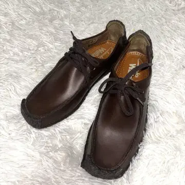새상품급 클락스 CLARKS 왈라비 브라운 23cm 가죽